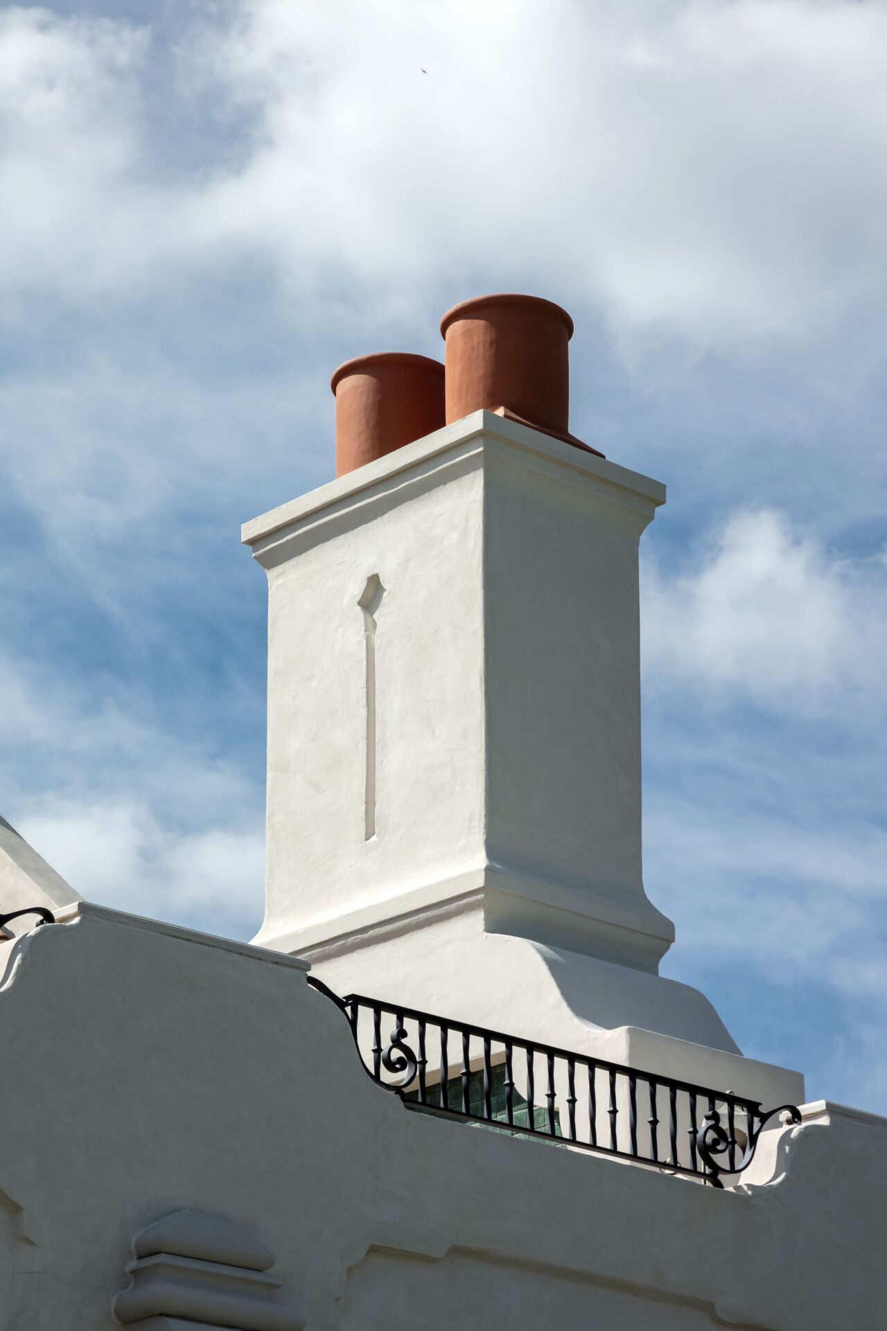 Spanish Moorish Chimney Brent Hull