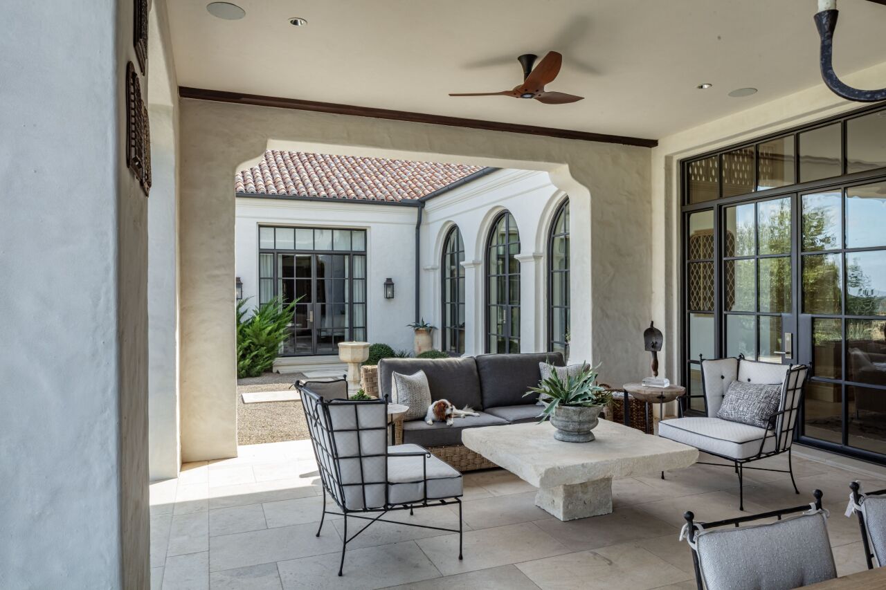 Spanish Moorish Porch Brent Hull