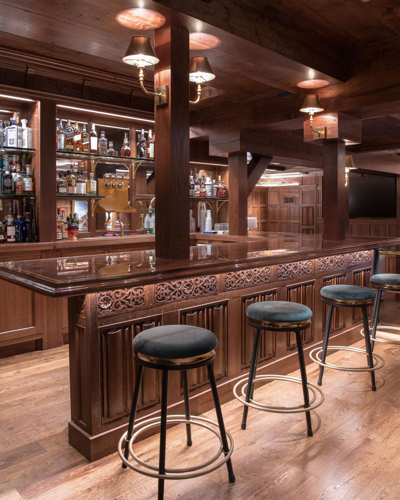 Tavern Linen Fold Panels Brent Hull